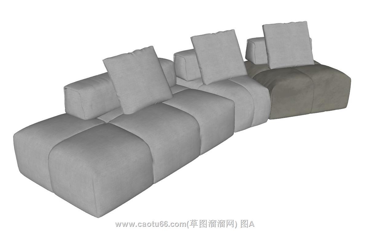 沙发SU模型