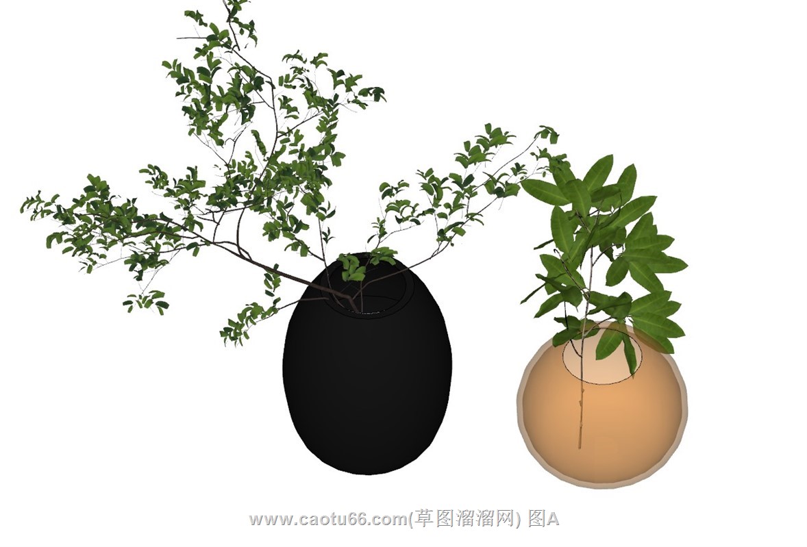 装饰花瓶SU模型
