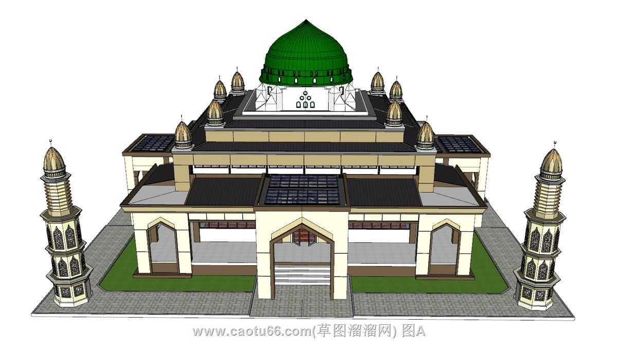 伊斯兰建筑SU模型
