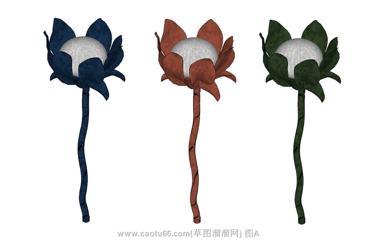 花朵工艺品SU模型