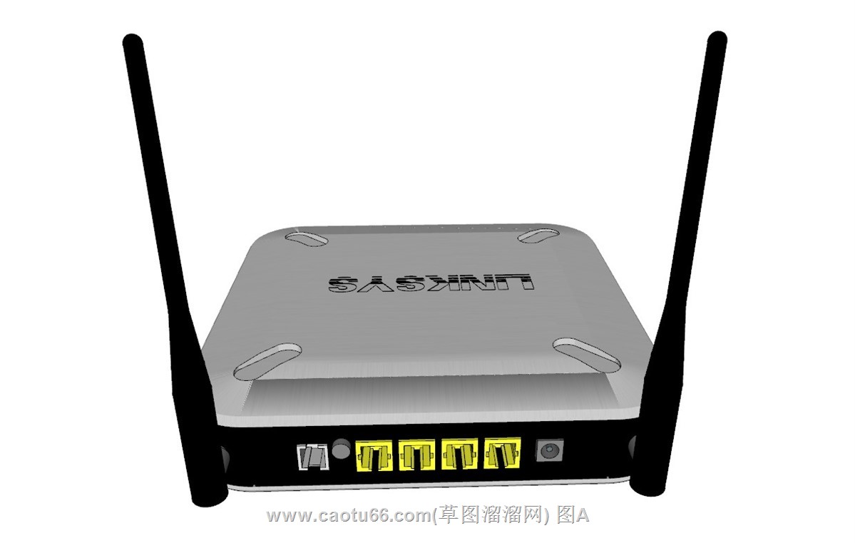 路由器端口网线口SU模型