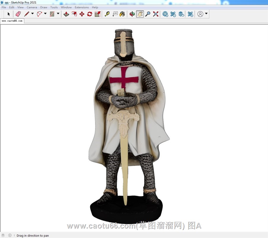 中世纪圣殿骑士SU模型