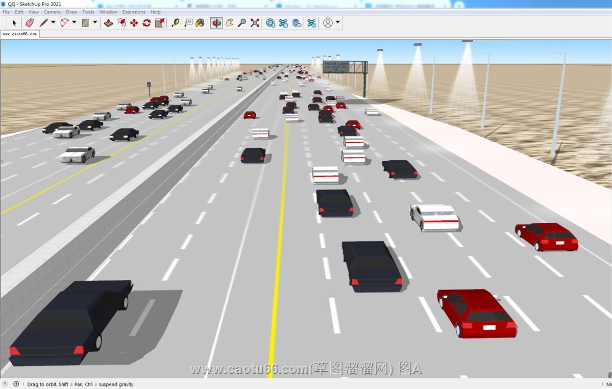美国的高速公路SU模型