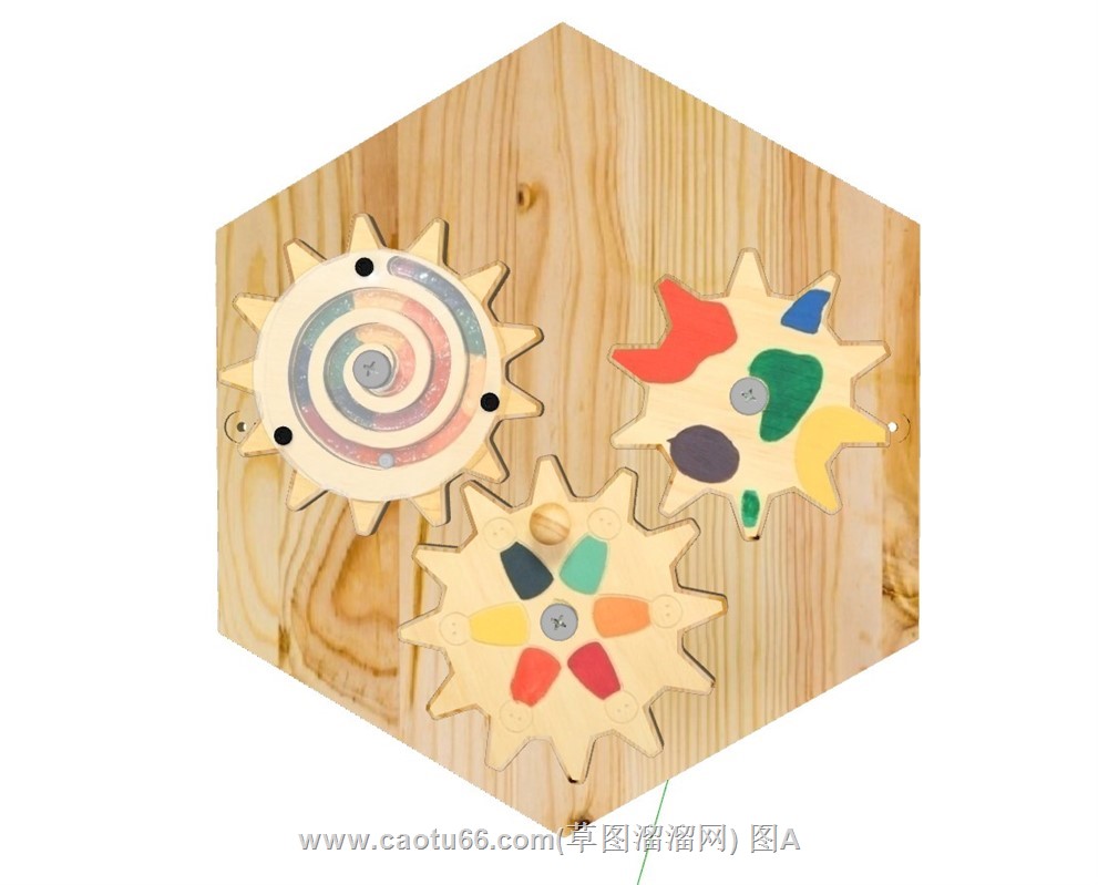 齿轮墙饰品SU模型