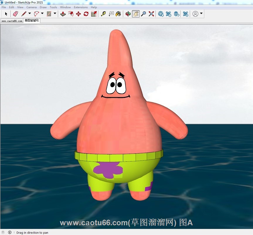 胖大星卡通的SU模型