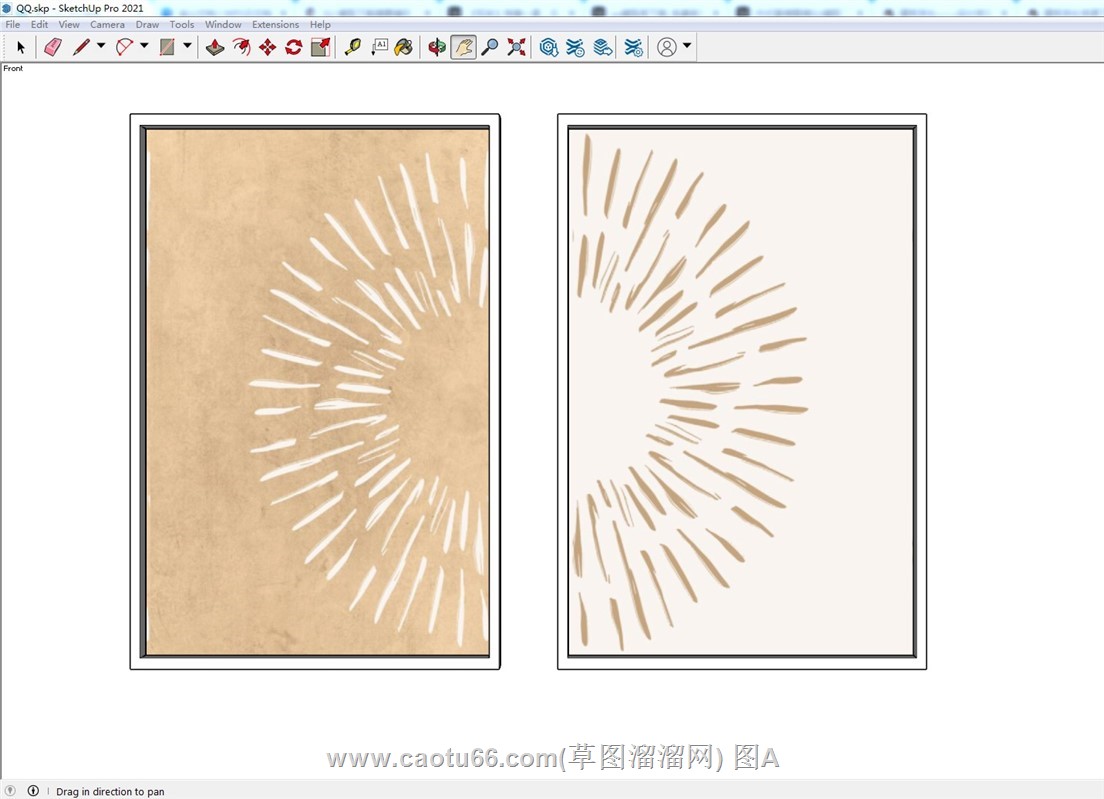 装饰画的SU模型