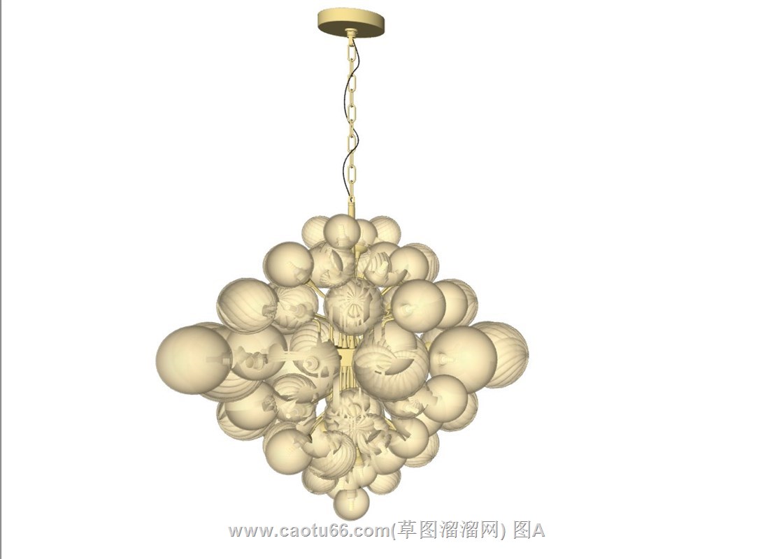 吊灯的SU模型