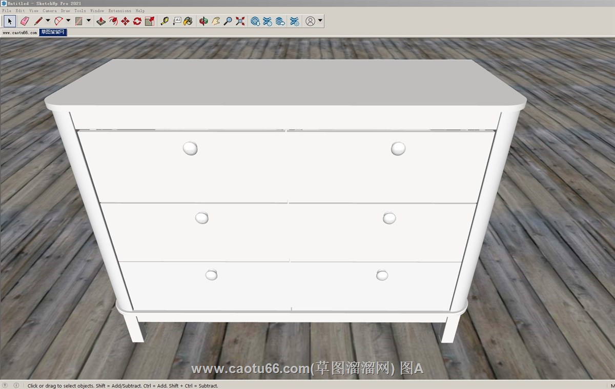 斗柜的sketchup模型