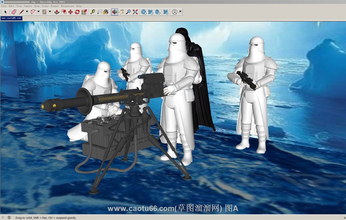 星球大战IP人物的sketchup模型