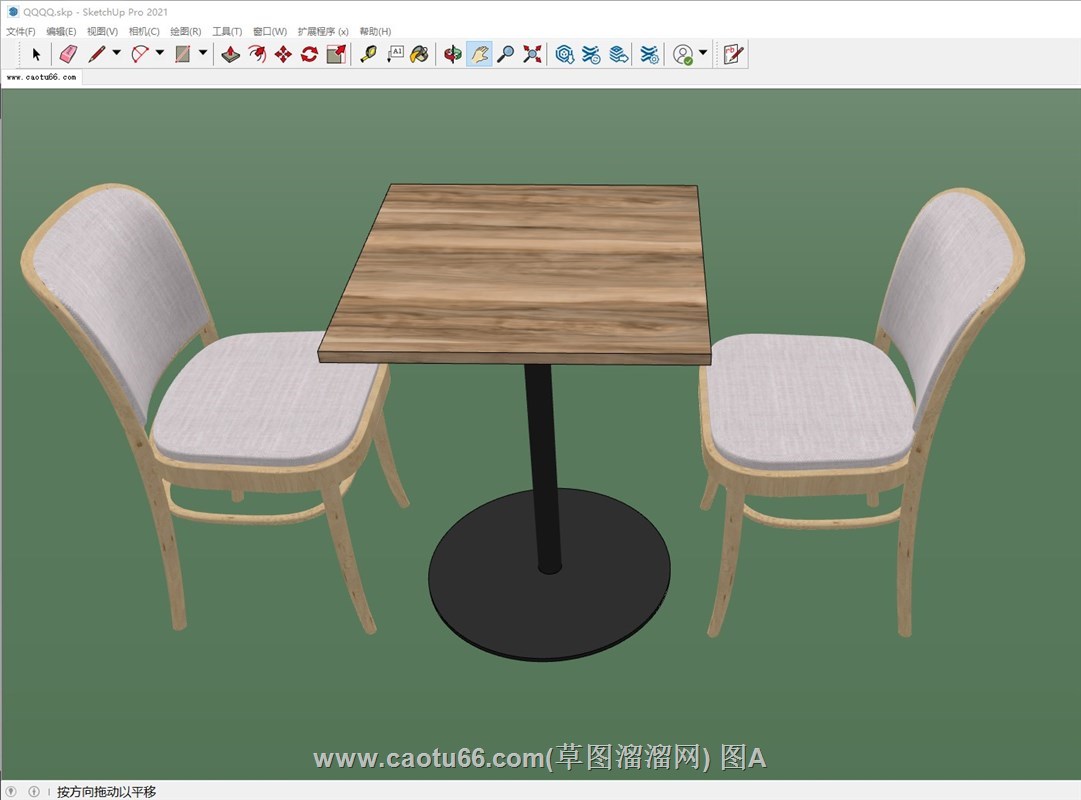 餐桌椅的sketchup模型