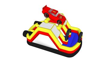 儿童玩具汽车赛道的su模型