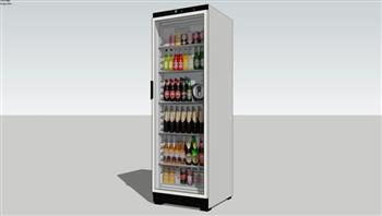 冰柜冰箱冷饮柜SU模型