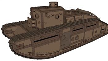 二战坦克武器SU模型