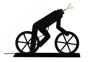 单车自行车工艺品SU模型