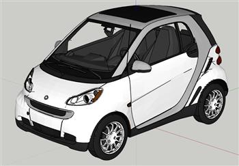 新能源两人座电动车汽车SU模型(ID26825)
