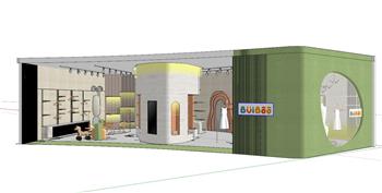 服装店衣服店商店SU模型(ID27081)