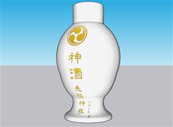 日式酒瓶花瓶SU模型