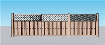栅栏栏杆围栏SU模型