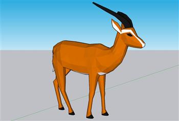 小鹿动物SU模型