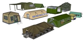 帐篷SU模型