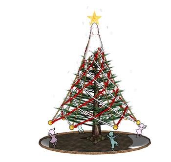 圣诞树装饰SU模型