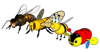 蜜蜂模型su素材库(ID31024)