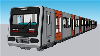 电车列车火车SU模型