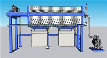 压榨机机械设备su素材(ID32953)