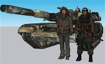 二战坦克苏联SU模型