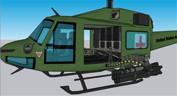武装直升机飞机SU模型