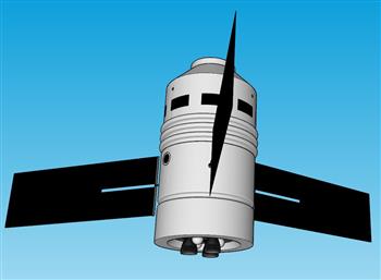 人造卫星航天SU模型