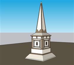 巴西独立纪念碑SU模型