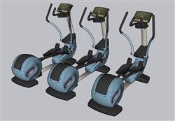 健身器材动感单车免费su模型(ID36502)