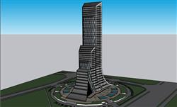 异形建筑大楼SU模型