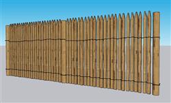 篱笆栅栏SU模型