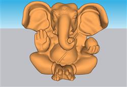 印度象头神犍尼萨SU模型