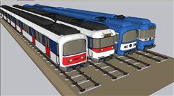 列车电车火车草图模型(ID37482)