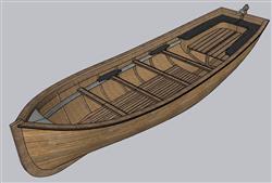 木船小舟小船su免费模型(ID37539)