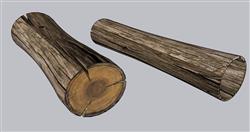 木头SU模型