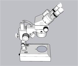实验室化学显微镜SU模型