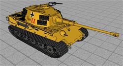 二战坦克武器草图模型(ID40910)