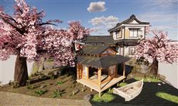 日式住宅SU模型
