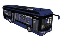 公交巴士车草图大师素材模型免费下载