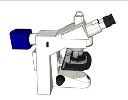 化学实验显微镜SU模型