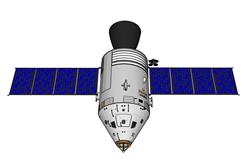 航天卫星SU模型