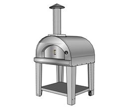 披萨烤炉架SU模型