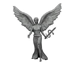 女天使雕塑免费su模型在线下载