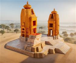 古印度神庙SU模型