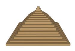 埃及金字塔sketchup模型库免费下载