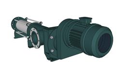 工业增压泵SU模型